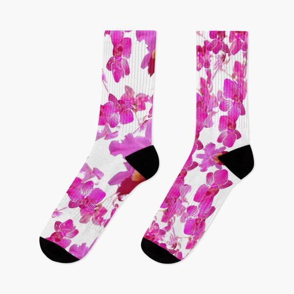 Item preview, ABSTRACT GEOMETRIC FUCHSIA-PINK ORCHID PATTERNS ART designed and sold by sharlesart.