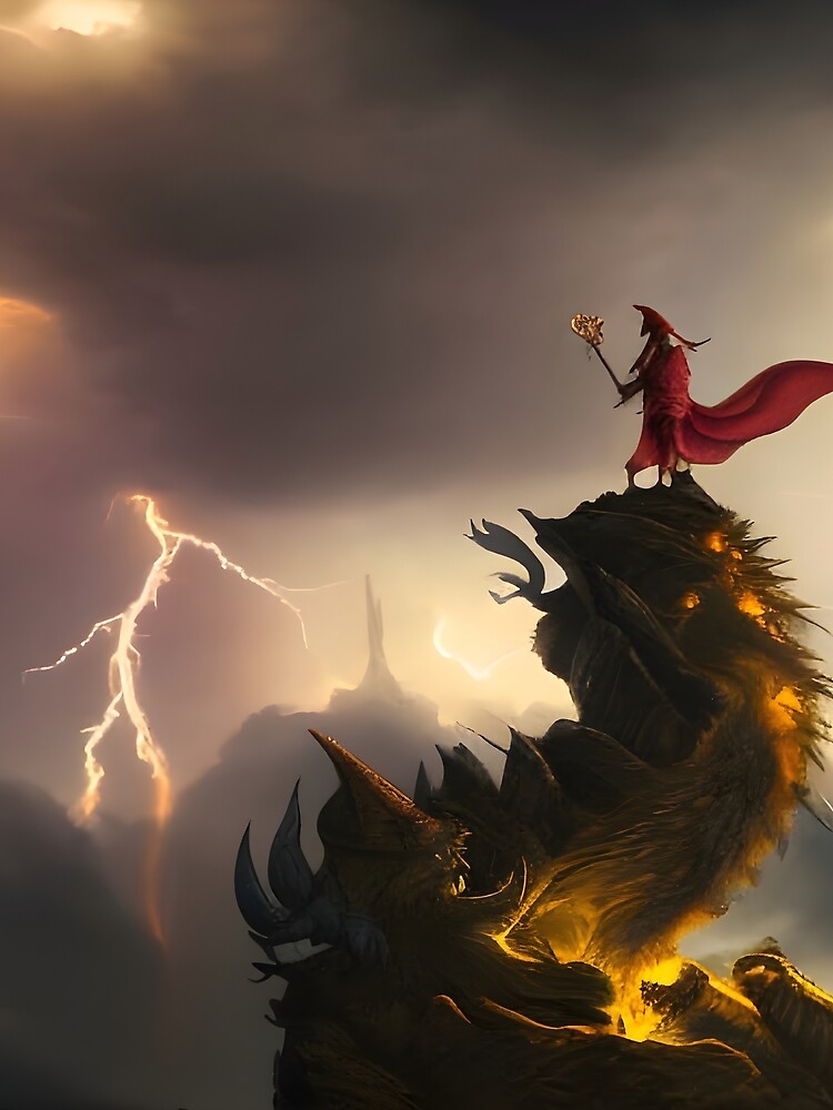 Premium Photo  Black wizard with a magic wand summoning the dragon digital  art style illustration painting fantasy concept of a wizard with the dragon