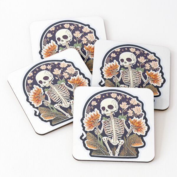 Item preview, Cute Fantasy Skeleton Sticker designed and sold by YassCreative.
