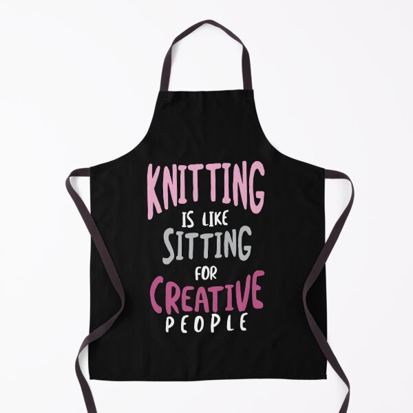 Item preview, Knitting is Like Sitting for Creative People designed and sold by whyitsme.