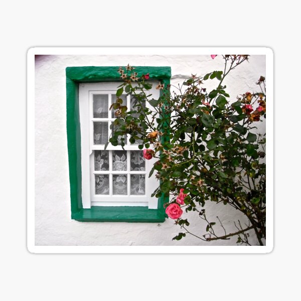 Irish Windows #1 - for a calendar Sticker