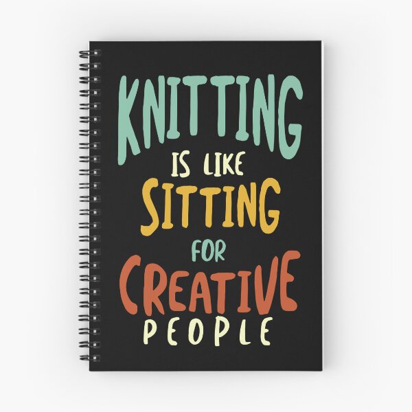 Item preview, Funny Knitting is Like Sitting for Creative People designed and sold by whyitsme.