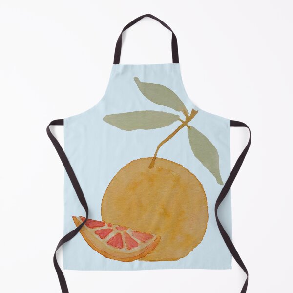 Item preview, Slice of Summer - Grapefruit on blue designed and sold by WallaceColor.