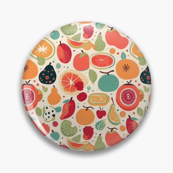 Item preview, Elegant Fruit Pattern Seamless Colorful Fruit Motif V3 designed and sold by Family Journey with God.
