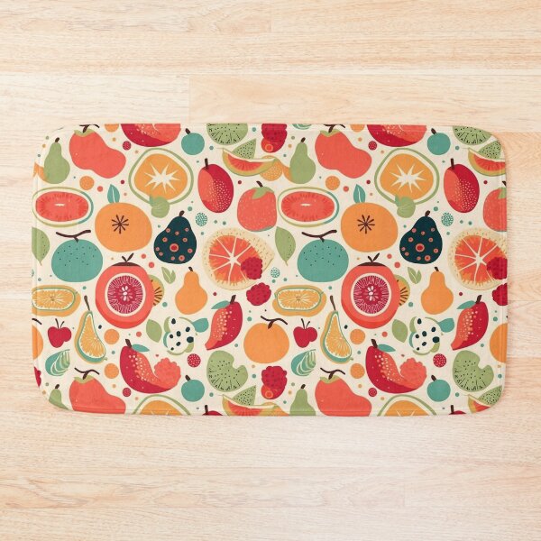 Item preview, Elegant Fruit Pattern Seamless Colorful Fruit Motif V3 designed and sold by Family Journey with God.
