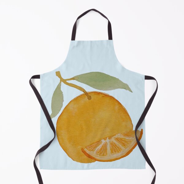 Item preview, Slice of Summer - Orange on blue designed and sold by WallaceColor.