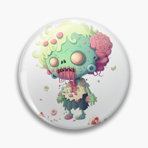 Item preview, Cute Zombie Cartoon | Digital Art | Zombie Art | Pastel Zombie Art designed and sold by cutesykreations.