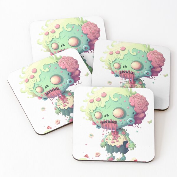 Item preview, Cute Zombie Cartoon | Digital Art | Zombie Art | Pastel Zombie Art designed and sold by cutesykreations.