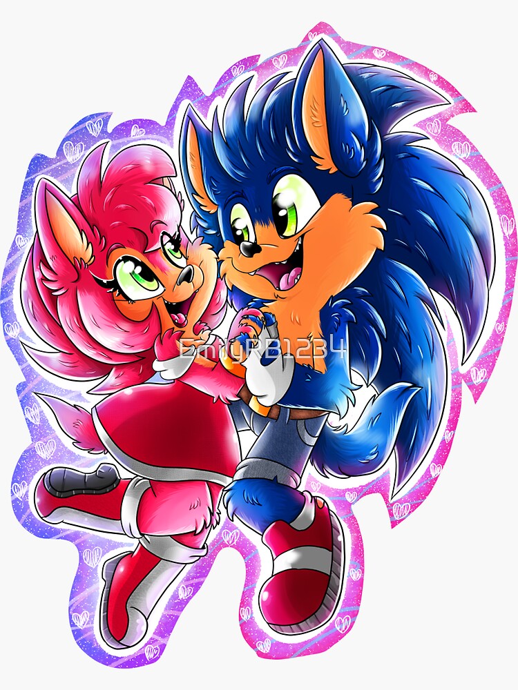 SonAmy Kiss, sonamy , sonic , amy , rose , kiss , magmacube - Free