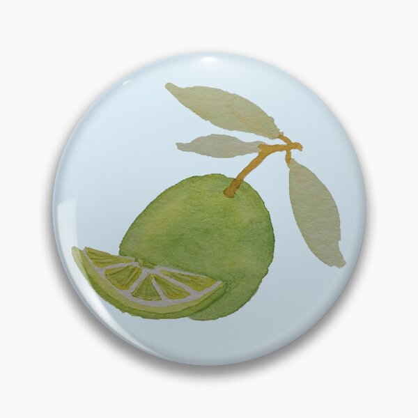 Item preview, Slice of Summer - Lime on blue designed and sold by WallaceColor.