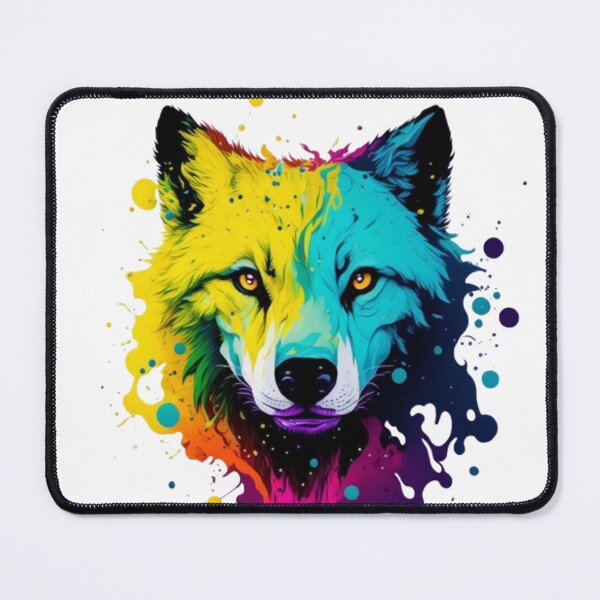 Item preview, Rainbow Wolf designed and sold by Healio2.