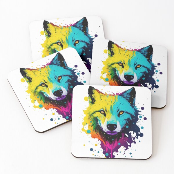 Item preview, Rainbow Wolf designed and sold by Healio2.