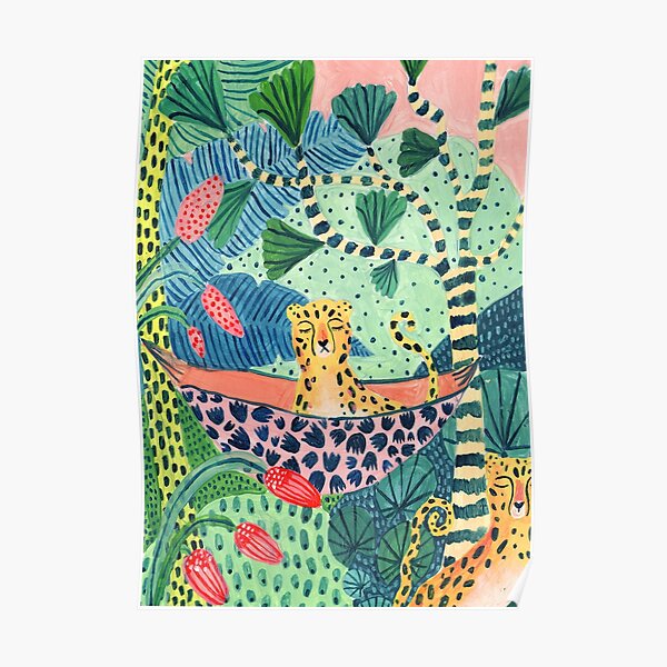 Jungle Leopard Family! Poster