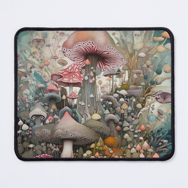 Item preview, Magical Mushroom Field designed and sold by rudekitten.