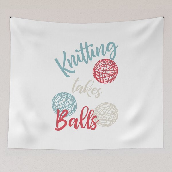 Item preview, Knitting Takes Balls designed and sold by whyitsme.