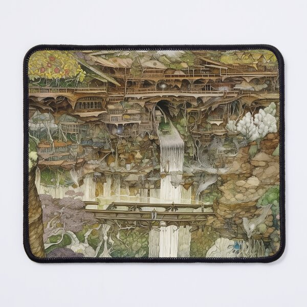 Item preview, Fantasy Water Village designed and sold by rudekitten.