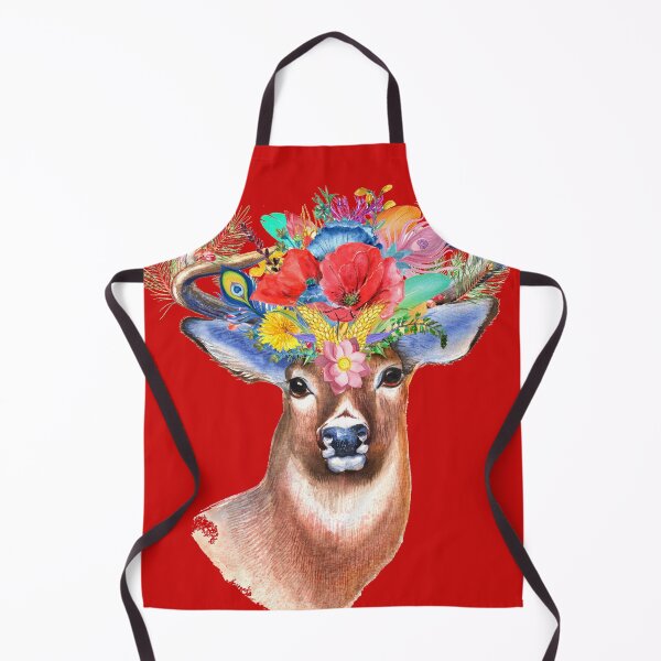 Item preview, Stag with flowers designed and sold by MY HAPPY PLACE .