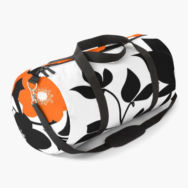 Item preview, Orange Flowers and Swirls of Leaves with a White Background designed and sold by deniselynnimage.