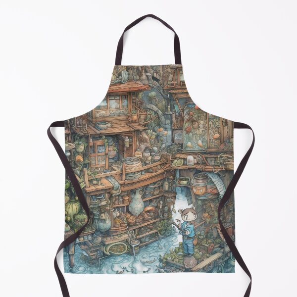 Item preview, Fantasy Water Village designed and sold by rudekitten.