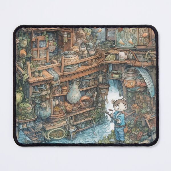 Item preview, Fantasy Water Village designed and sold by rudekitten.
