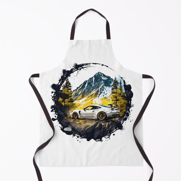 Item preview, Action shot of a white sport car cruising in the mountain 2 designed and sold by Xiangster987.