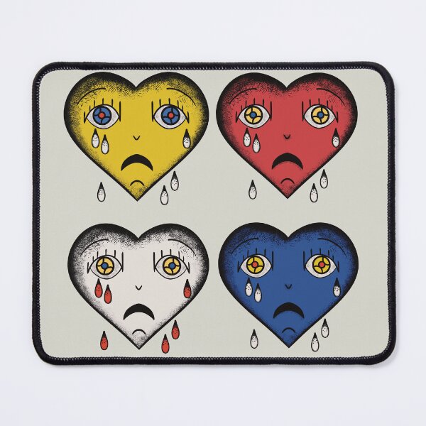 Item preview, crying heart tattoo pattern designed and sold by lapyear.