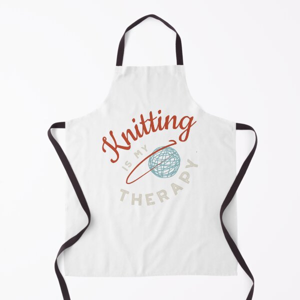 Item preview, Knitting is My Therapy designed and sold by whyitsme.