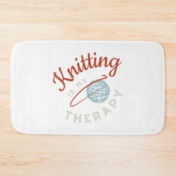 Item preview, Knitting is My Therapy designed and sold by whyitsme.