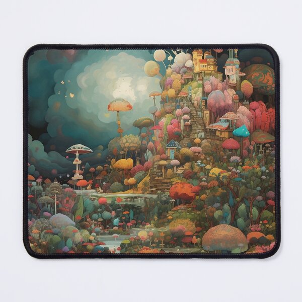 Item preview, Abstract Fantasy Landscape designed and sold by rudekitten.
