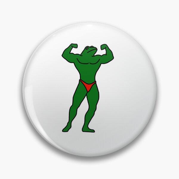 Item preview, Bodybuilder Frog 1 designed and sold by James-D-Evans.