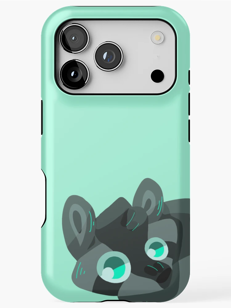 Thumbnail 1 of 4, iPhone Case, Simple Raccoon designed and sold by LetteSpaghetti.