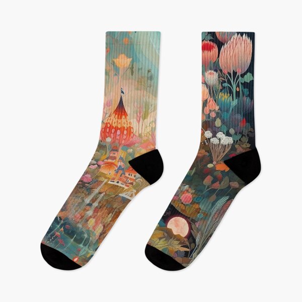 Item preview, Abstract Fantasy Landscape designed and sold by rudekitten.