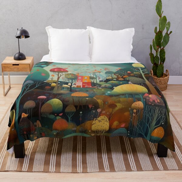 Item preview, Abstract Fantasy Landscape designed and sold by rudekitten.