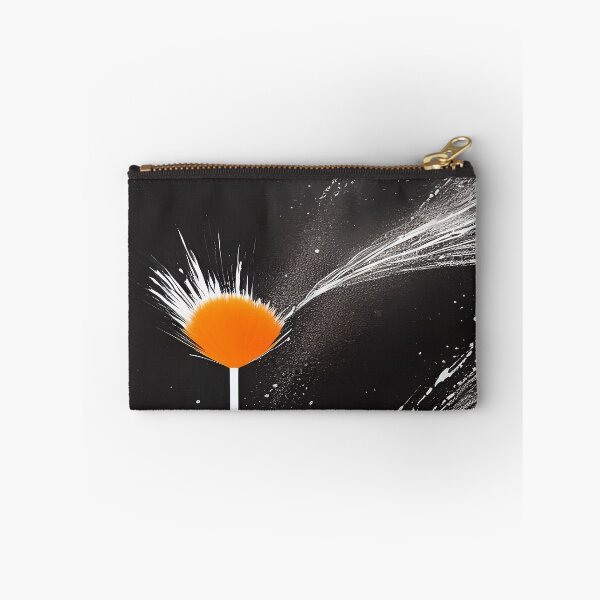 Item preview, Orange Splash of a Floral Burst and Water Spraying on the Ground designed and sold by deniselynnimage.
