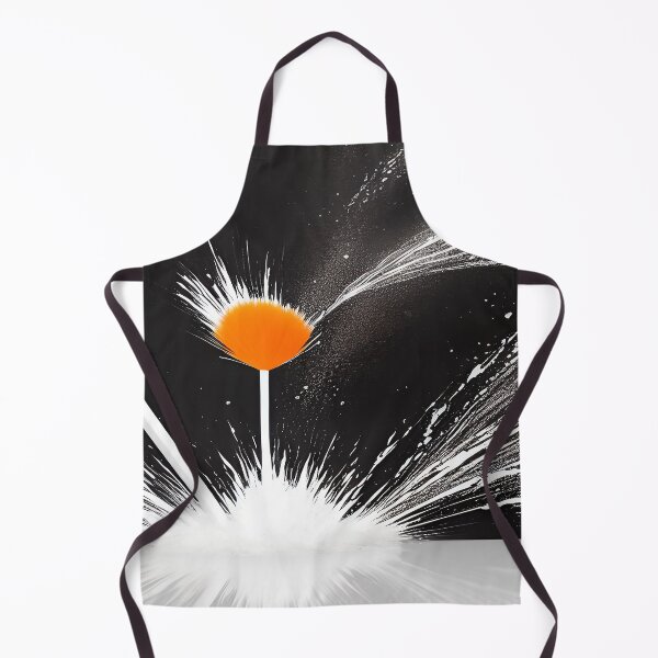 Item preview, Orange Splash of a Floral Burst and Water Spraying on the Ground designed and sold by deniselynnimage.