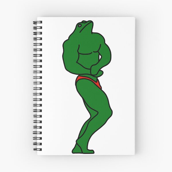 Item preview, Bodybuilder Frog 3 designed and sold by James-D-Evans.
