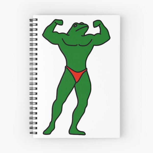 Item preview, Bodybuilder Frog 1 designed and sold by James-D-Evans.
