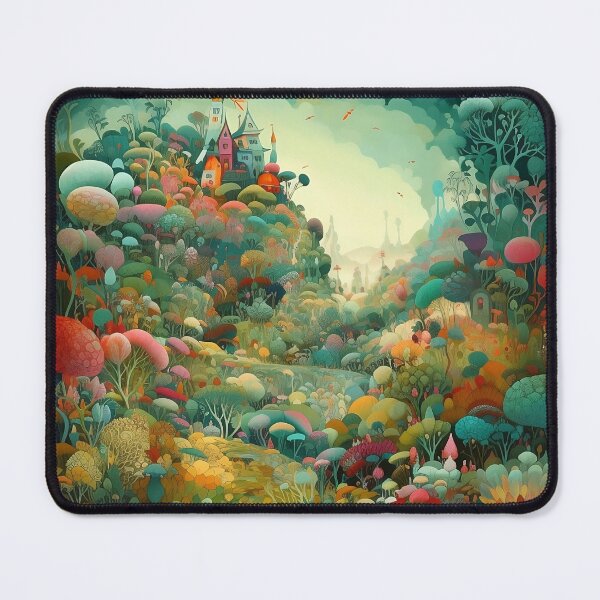 Item preview, Abstract Fantasy Landscape designed and sold by rudekitten.