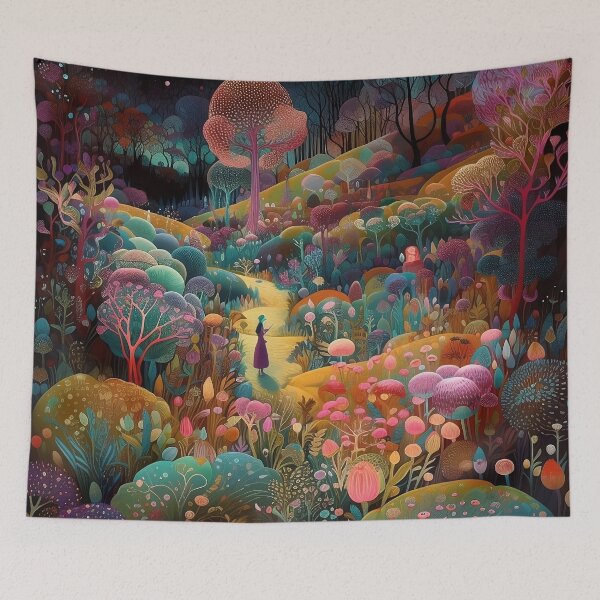 Item preview, Abstract Fantasy Landscape designed and sold by rudekitten.