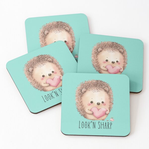 Artikelvorschau, Punny Hedgehog "Look'n Sharp" entworfen und verkauft von BirdandPoppy.