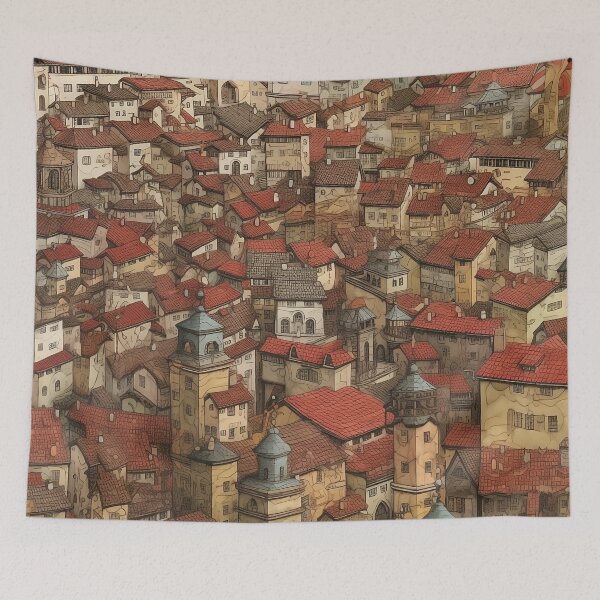 Item preview, Fantasy Town designed and sold by rudekitten.