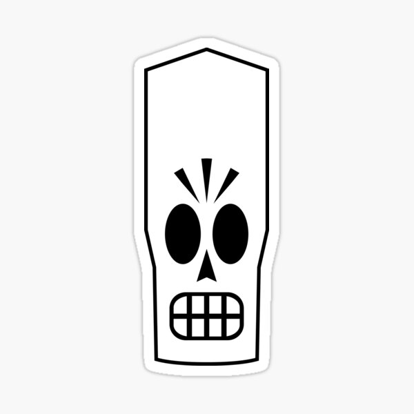 Item preview, Manny Calavera portrait from Grim Fandango designed and sold by LexAlfa.