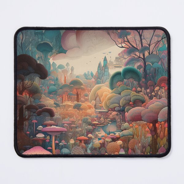 Item preview, Abstract Fantasy Landscape designed and sold by rudekitten.