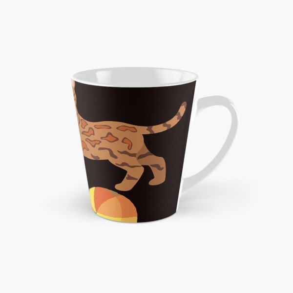 Item preview, Bengal cat & Tiko fish playing ball designed and sold by sandra-merch.