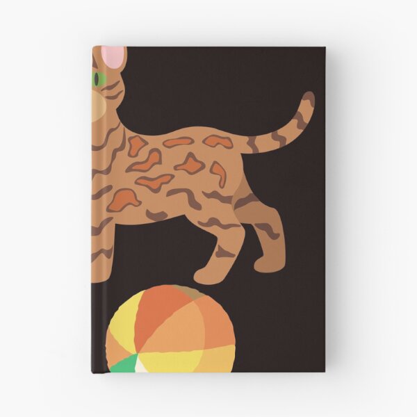 Artikelvorschau, Bengal-Katze und Tiko-Fische spielen Ball entworfen und verkauft von sandra-merch.