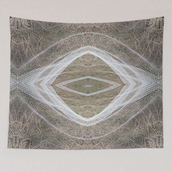 Item preview, Vineyard Net Abstract 1 by Adelaide artist Avril Thomas at Magpie Springs designed and sold by MagpieSprings.