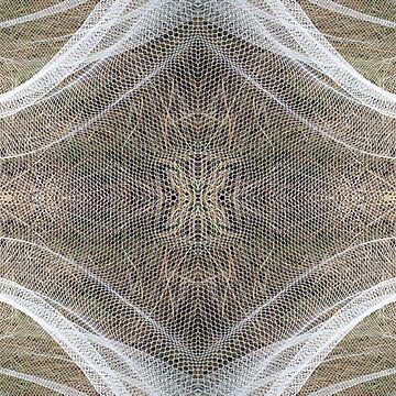 Artwork thumbnail, Vineyard net Abstract 2 by Adelaide artist Avril Thomas at Magpie Springs by MagpieSprings