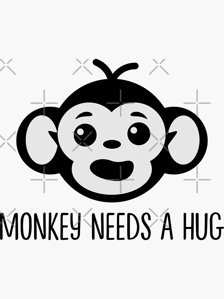 hug fun monkey