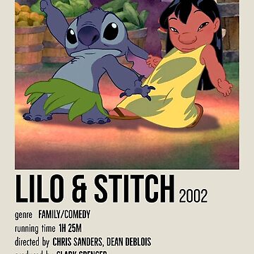 Disney Lilo and Stitch 2002 Movie Poster 24x36 Borderless Glossy Print  0214