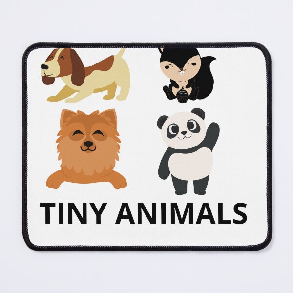Item preview, tiny animals smile designed and sold by sandra-merch.